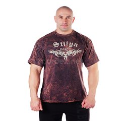 Big Sam, Футболка Bodybuilding Mens T-Shirt 2857, Коричневый, M, Мужской