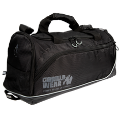 Gorilla Wear, Сумка спортивная Jerome Gym Bag 2.0 Black/Gray, Черный/серый, 53 см x 28 см x 28 см, Унисекс, 41.5 л