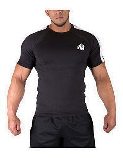 Gorilla Wear, Футболка эластичная Stretch Tee (Black One Size)