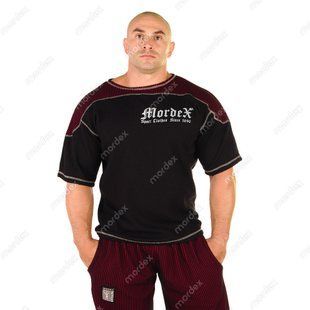 Mordex, Размахайка наружный оверлок Gym Sport Clothes (MD6148-2) черно-красная ( XXL )