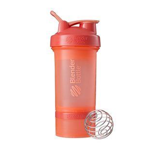 Blender Bottle, Спортивный шейкер ProStak Coral, 650 мл, Коралловый, 650 мл