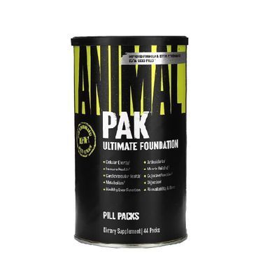 Universal Nutrition Animal Pak Ultimate &mdash; мультивитамины (44 пакета)