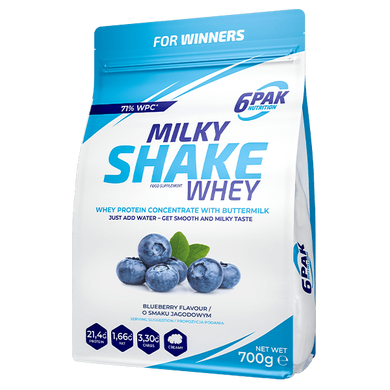 6PAK Nutrition, Протеин Milky Shake Whey, 700 грамм Шоколад