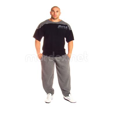 Mordex, Размахайка Mordex Gym Sport Clothes (MD5631-3), черно-серая ( XL )