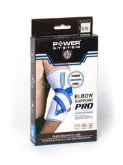 Power System, Налокотник Elbow Support Pro, Белый/Синий