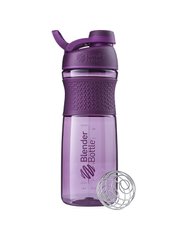 Blender Bottle, Спортивна пляшка-шейкер з віночком SportMixer Twist 28oz / 820ml Plum, Сливовий, 820 мл