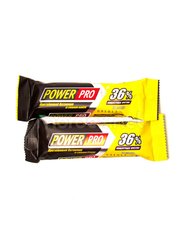 Power Pro, Протеиновый батончик 36%, ваниль 60 грамм, Ваниль, 60 грамм
