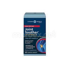 Vitamin World, Для суставов и связок Joint Soother One per Day, 60 таблеток