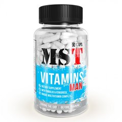 MST Sport Nutrition,Вітаміни Vitamins for Man, 90 капсул