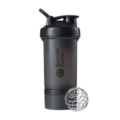 Blender Bottle, Спортивный шейкер ProStak Black Black, 650 мл, Черный, 650 мл