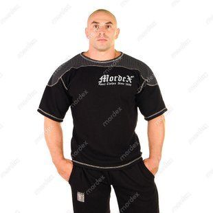 Mordex, Размахайка наружный оверлок Gym Sport Clothes (MD6148-3) черно-серая ( M )