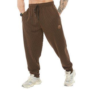 Big Sam, Штани спортивні звужені (PNT1394-BROWN) Коричневі\Чорні ( XXL )