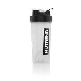 Nutrend, Спортивный шейкер Shaker Classic, Clear Black 600 мл