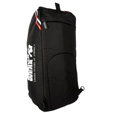 Gorilla Wear Norris Hybrid Gym Bag/Backpack &mdash; Black