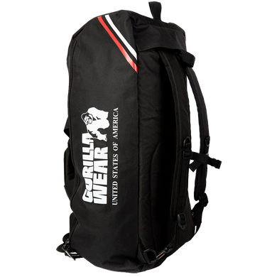 Gorilla Wear Norris Hybrid Gym Bag/Backpack &mdash; Black