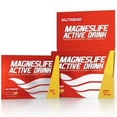 Nutrend, Мінерал Magneslife Active Drink, 10x15 грам, Лімон, 10x15 грам