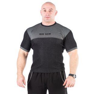 Big Sam, Футболка для бодибилдинга (T-Shirt BS-2573) Черная ( M )