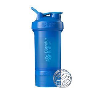 Blender Bottle, Спортивный шейкер BlenderBottle ProStak Cyan, 650 мл
