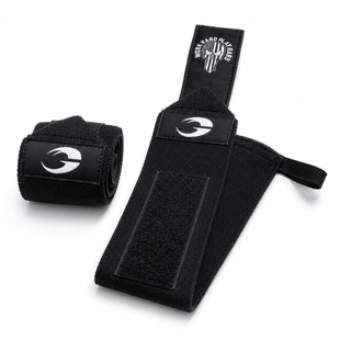 Gasp, Бинт кистевой Hardcore Wrist Wraps 18 inch, Black/White