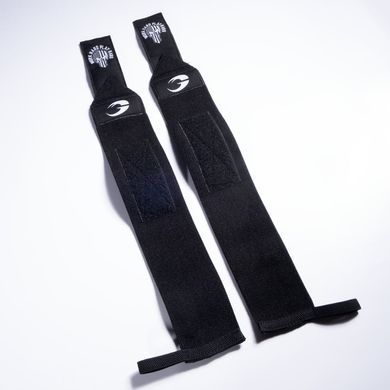 Gasp, Бинт кистьовий Hardcore Wrist Wraps 18 inch, Black/White