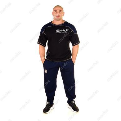 Mordex, Размахайка наружный оверлок Gym Sport Clothes (MD6148-1) черно-синяя ( M )