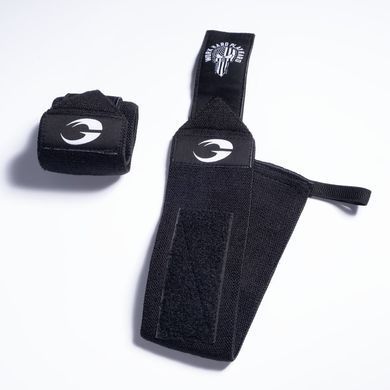 Gasp, Бинт кистьовий Hardcore Wrist Wraps 18 inch, Black/White