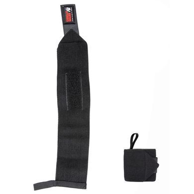 Gorilla Wear, Бинти кистьові Wrist Wraps BASIC Black/Red Чорний/ Червоний