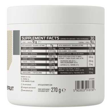 OstroVit Amino Revive 270 г &mdash; аминокислотный комплекс, грейпфрут