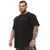 Big Sam, Футболка-Размахайка (Men's Oversize T-shirt 3340-Black&Black) Чорний ( M )
