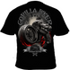 Silberr&uuml;cken Herren T-Shirt &bdquo;Gorilla Biker&ldquo; (GB51N) &mdash; Black (L)