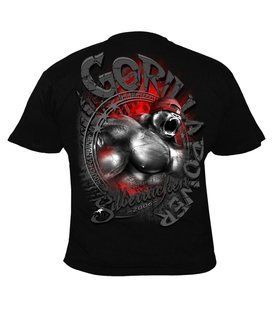 Silberrucken, Футболка SR166 Gorilla Power-7 Черная (M)