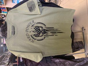 Hard Power(USA), Футболка бесшовна (Блек Скул)-Logo(Oversized MD7492-5), Khak ( L )
