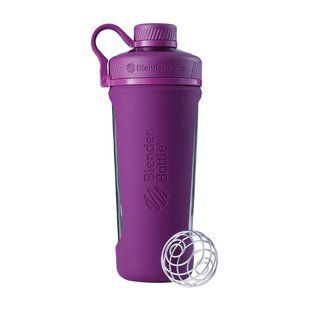 Blender Bottle, Спортивный стеклянный шейкер BlenderBottle Radian Glass Plum, 760 мл