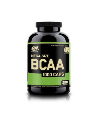 Optimum Nutrition, Бцаа BCAA 1000 Caps Mega-Size, 200 капсул, 200 капсул