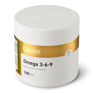 OstroVit, Омега Omega 3-6-9, 180 капсул