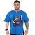 Big Sam, Размахайка Mens Extreme Bodybuilding Rag Top T-Shirt 3209, Синий ( M )