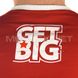 Get Big, Футболка GET BIG червона MD3676, Червоний, L