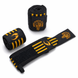 Кистьові бинти GASP Hardcore Wrist Wraps 18&Prime; Black/Yellow, 45,7 см