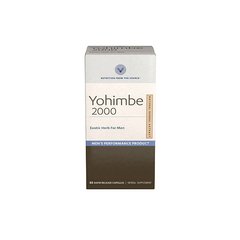 Vitamin World, Йохимбе Yohimbe 2000 mg, 50 капсул