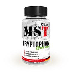 MST Sport Nutrition, Tryptophan 500mg Good Mood, 90 капсул