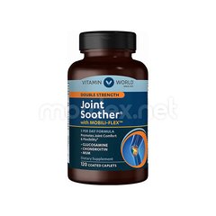 Vitamin World, Для суставов и связок Joint Soother Double Strength, 120 таблеток