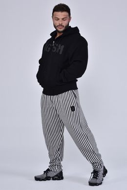 Big Sam, Кофта с капюшоном на замке Men's Winter Hooded Warm Jacket (BS3629), Черная ( XXXL )
