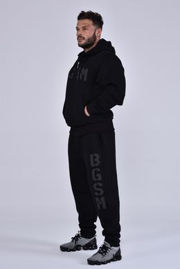 Big Sam, Кофта с капюшоном на замке Men's Winter Hooded Warm Jacket (BS3629), Черная ( XXXL )