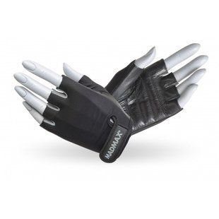 MadMax, Перчатки спортивные женские Rainbow MFG 251, Black/ MID Grey ( M )