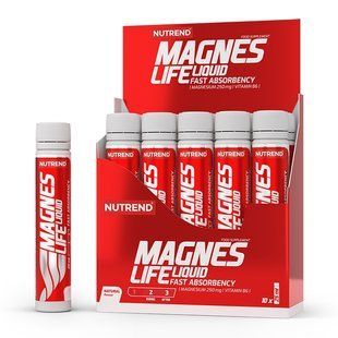 Nutrend, Магній + вітамін B6 Magneslife Liquid, упаковка (10*25мл)
