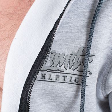 No Limits, Толстовка тепла Mesh Zipped Hoodie(фліс) (MD7482-1), Сіра ( L )