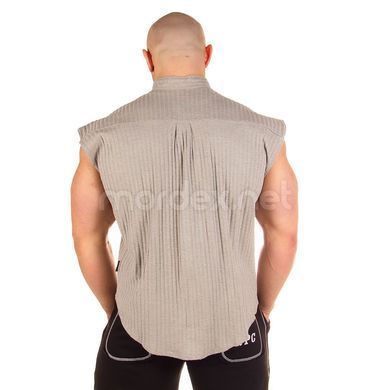 NPC, Рубашка Sleeveless Rib Top, светло-серая