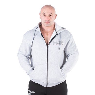 No Limits, Толстовка тепла Mesh Zipped Hoodie(фліс) (MD7482-1), Сіра ( L )