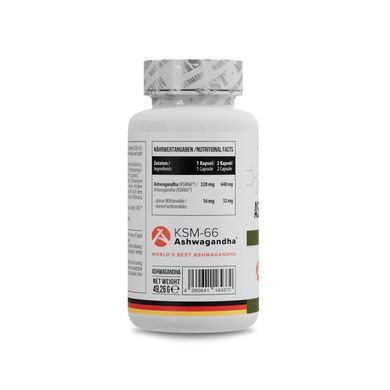 MST Sport Nutrition Ashwagandha KSM-66&reg; &ndash; 60 капсул