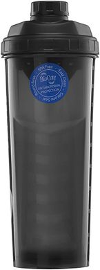 Alpha Designs, Спортивний шейкер - фляга для води Alpha Bottle 750 V2 - Anti-Bacterial Shaker Smoke (109287), Черный, 750 мл